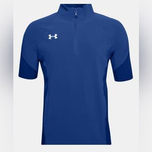 Boys' UA Squad Short Sleeve ¼ Zip